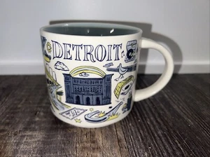 Starbucks Been There Series - DETROIT CITY, MI Coffee Mug 14 oz New (no box) - Picture 1 of 4