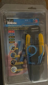 NEW GENUINE OEM 33-793 IDEAL OmniSeal Pro Coax Compression Tool Kit - Picture 1 of 4
