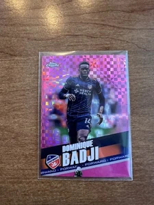 2022 Topps cromo MLS Dominique Badje rosa X-Fractor Cincinnati FC refractor - Imagen 1 de 2