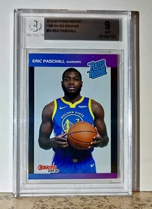 Eric Paschall 2019-20 Panini NBA #30 1989 Rated Rookies 1/3431 BGS 9 Warriors - Picture 1 of 2