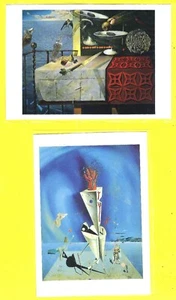 2 SALVADOR DALI POSTKARTEN!  APPARAT UND HAND, NATUR MORTE VIVANTE - Bild 1 von 1