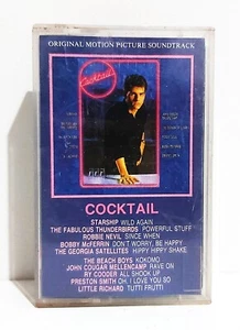 COCKTAIL TOM CRUISE Original Motion Picture Soundtrack Music Cassette 1988 - Picture 1 of 6