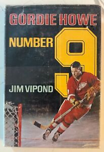 Signed 1968 Gordie Howe Hockey Book "Number 9"