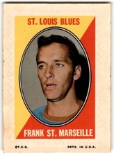 1970-71 Topps/OPC Sticker Stamps Frank St. Marseille #NNO St. Louis Blues