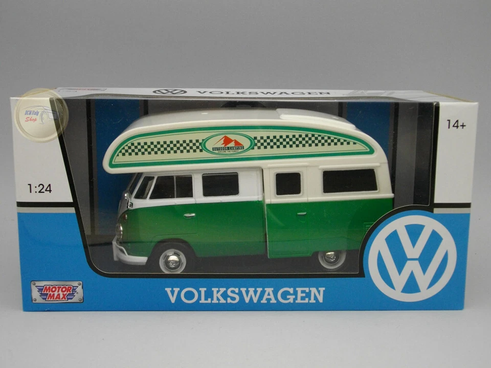 Volkswagen Type 2 (T1) "Camper Van" - Motormax 1:24 - MX79592CG - Immagine 1 di 1