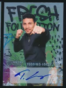 2021 Metal Champions Fresh Foundation Auto #FF47 Teofimo Lopez RC Auto 147/150 - Picture 1 of 2