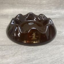  Vintage Whitbred Brown ceramic ashtray Man Cave Home Bar Breweriana collectable