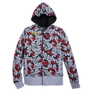 NWT Disney Store Minnie Mouse Sweatshirt Women Jacket Zip UP Hoodie Many Sz - Picture 1 of 1