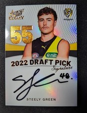Select AFL Legacy 2023 - Draft Pick Signature (Copper) - Steely Green 118/175