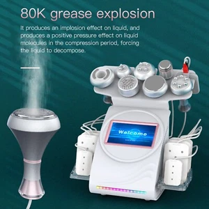 Ultraschall Lipolaser Fettabsaugung 9IN1 80khz Kavitation Fettentferner Massager - Bild 1 von 16