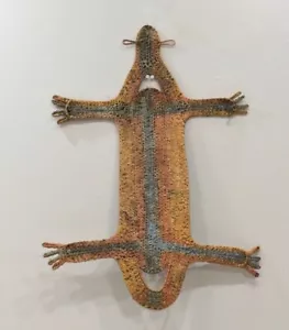 Figura Tejida Papúa Nueva Guinea Timbuwarra Tribu Wiru - Imagen 1 de 6