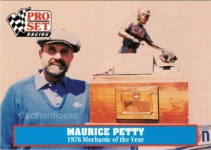 1991 Pro Set Racing Prototype Promo Card NNO Maurice Petty - Picture 1 of 2