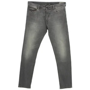 DIESEL Herren Jeans Hose TEPPHAR Tapered Slim Stretch grey used grau 26070 - Picture 1 of 2