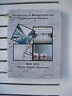 INTRODUCTION TO MANAGEMENT AND ORGANIZATIONAL BEHAVIOR MAN 3025 BY RICKY GRIFFIN