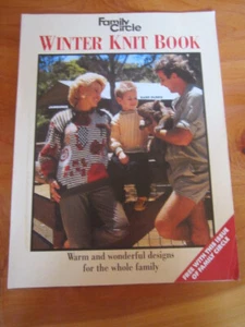 KNITTING PATTERN BOOK FAMILY CIRCLE  WINTER KNIT BOOK GREAT **** MUST SEE - Picture 1 of 2