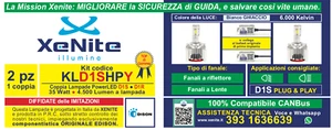 D1S XeNite ORIGINALE TOP da Xenon PowerLED BMW AUDI MERCEDES VW garanzia 24 mesi - Imagen 1 de 12