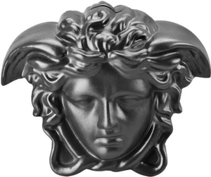 VERSACE BY ROSENTHAL,GERMANY  "BREAK THE BANK"  MONEY BOX, BLACK. 7" x 4 3/4". - Picture 1 of 3