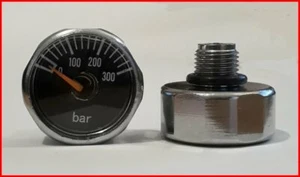 300bar Manometer 1/8 Zoll BSPP 25 mm 2 Zoll/23 mm FX, Edgun, Ataman, Brocock, Luft - Bild 1 von 4