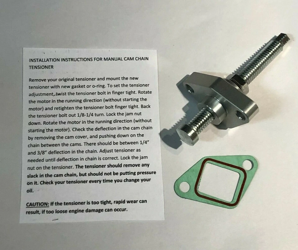 Ajustador manual tensor de cadena de levas Husqvarna 2009 SM530RR PLATEADO Foto 1 de 4