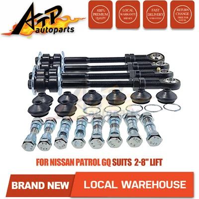 Sway Bar Extension Links 2- 8"  4wd Kit FOR Nissan Patrol GQ FRONT+REAR - image 1 of 4