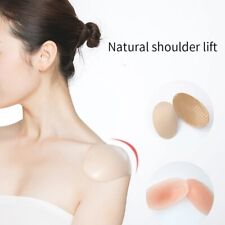 Silicone Naturally Invisible Shoulder Pads Enhancer Increased Anti-Slip Reusable