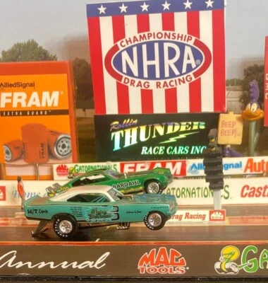 MOPAR 1968 DODGE CHARGER FLYING DUTCHMAN NHRA FUNNY CAR LEGENDS MINT ON CARD - Image 1 of 4