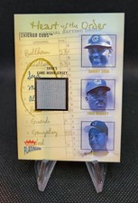 2003 Fleer Platinum Heart of the Order Game Worn Jersey Sammy Sosa #'d /400 
