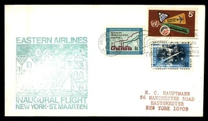 Mayfairstamps United Nations 1973 Eastern Airlines Inaugural Flight to St Maarte - Foto 1 di 2