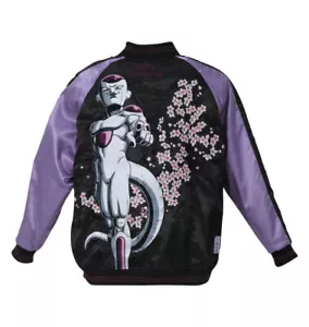Karakuri Tamashii x DRAGONBALL Z Freeza Jacket Sukajan Reversible Black/Purple - Picture 1 of 6