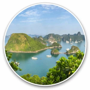 2 x Vinyl Aufkleber 7,5 cm - Ha Long Bay Island Vietnam Asien cooles Geschenk #16642 - Bild 1 von 9