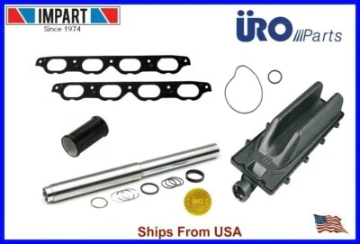 BMW V8 Collapsible Coolant Transfer Pipe Repair Kit Complete W/ URO Pipe Foto 1 de 4