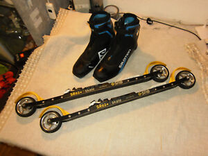 SRB, SR 02+, Ski Rollerski Skate 72 cm mit NNN Bind, + Schuhe EU Gr. 44, GUT!