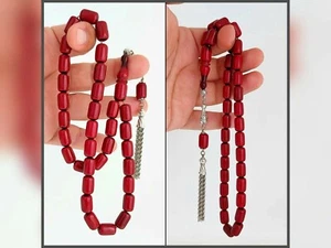 Tesbih Tespih Cubuk Katalin Kehribar Osmanli Benzetme Gebetskette Tasbeh Tasbih - Imagen 1 de 9