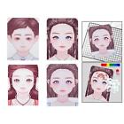 Face Painting Practice Board Portable Pad Convenient Training Sheet Face Drawing