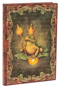 PAPERBLANKS Froschkönig Gebr. Grimm  Notizbuch Tagebuch  Ultra 18x23cm 144S. - Picture 1 of 3