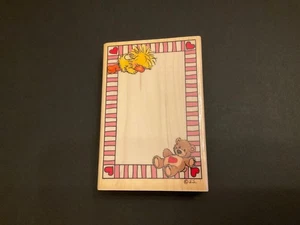 New Delta Wood Mounted Rubber Stamp Suzy's Zoo "Witzy's Lullabye" 3645H - Bild 1 von 5