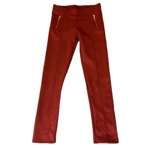 Janie and Jack The Sueded City Pants Girls Size 10 in Syrah Skinny Stretch - Picture 1 of 14