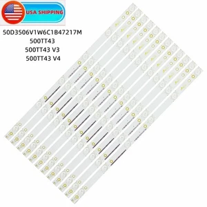 Strisce retroilluminazione LED (12) per Vizio E50-C1 D50U-D1 D50-D1 500TT43 V3 500TT43 V4 - Foto 1 di 7