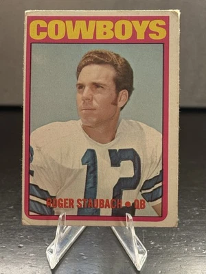 1972 Topps - Roger Staubach #200 (RC) - Slight Crease - Image 1 of 3