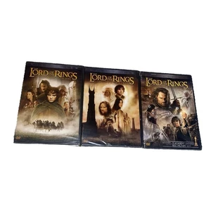 Set 3 Lord Of The Rings Widescreen Sealed Fellowship Two Towers, Return Of King - Picture 1 of 5