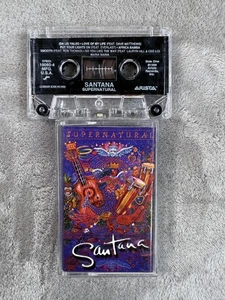 Vintage Santana Supernatural Cassette Tape Latin Rock 1999 Arista 07822-19080-4 - Picture 1 of 3