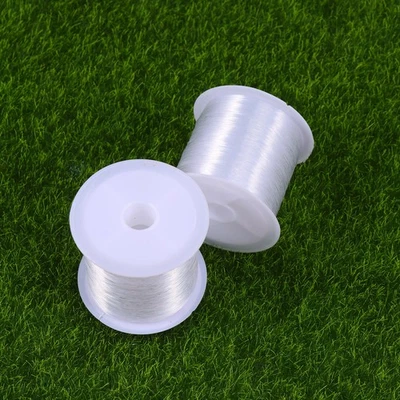  2 Pezzi Filo per Fare Braccialetti Pesca Linea Intrecciata Elastico 100m Esca Filo - Immagine 1 di 4