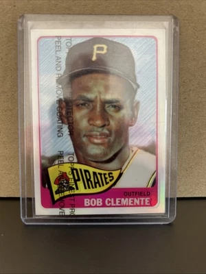 1998 Topps Chrome Roberto Bob Clemente 1965 Replica Pirates - Image 1 of 2