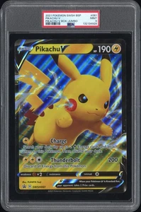 Pikachu V #61 Pikachu V Jumbo Promo Karte - 2021 Pokemon SWSH Black Star PSA 9 - Bild 1 von 2