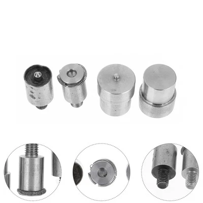  4 Pcs Snap Fasteners Tool Kit Button Die Hand Press Machine Setter - Image 1 of 4