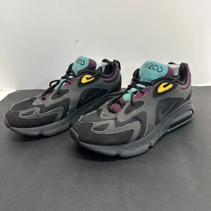 Nike Air Max 200 Bordeaux AQ2568-001 Gray Black Running Shoes Men's Size 12 - Picture 1 of 18