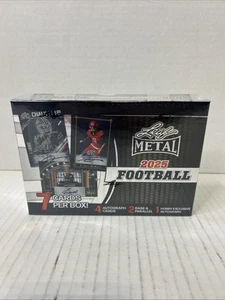 2025 Leaf Metal Football Hobby Box Factory Sealed New 4 Autos C9 - Picture 1 of 2