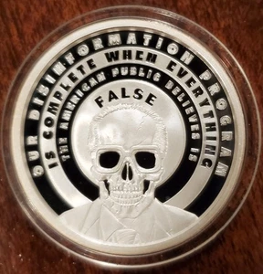 2019 Silver Shield CIA Proof Round InfoIndCom Series 2 - Picture 1 of 3