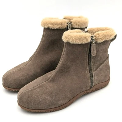 Мягкие прогулки Helena женщин искусственного меха ботильоны камень замши размер US7 - Изображение 1 из 4