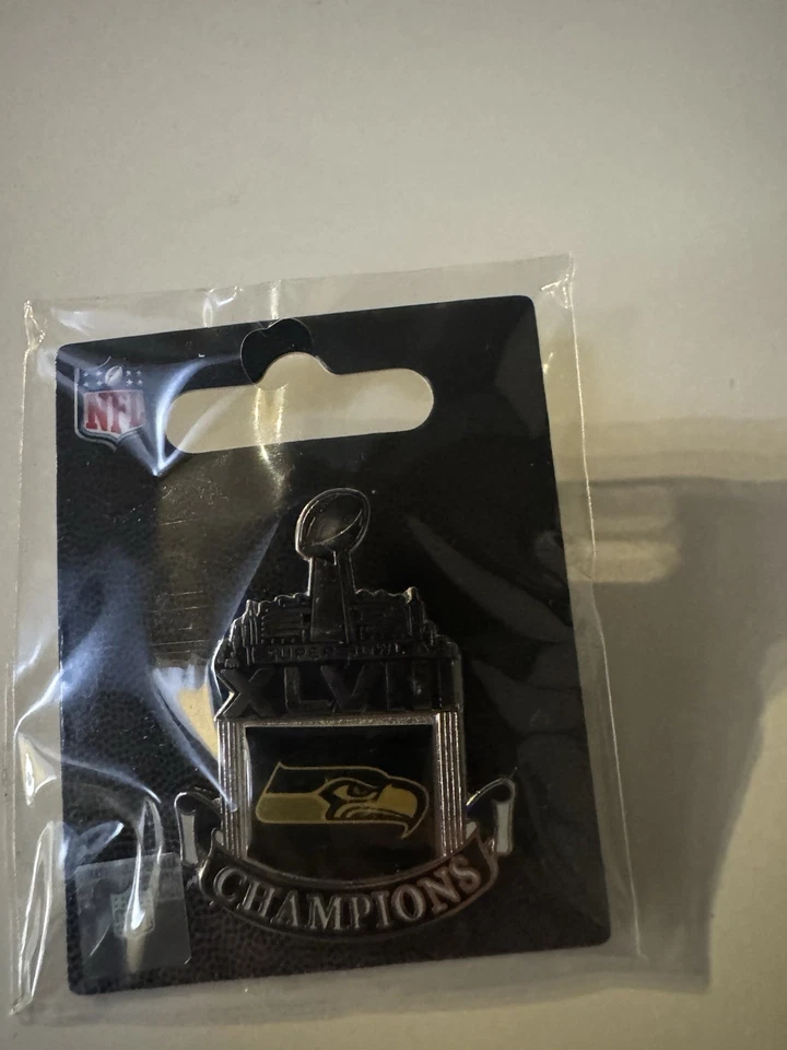 Seattle Seahawks Super Bowl  XLVIII Commemorative Pin - Image 1 of 1